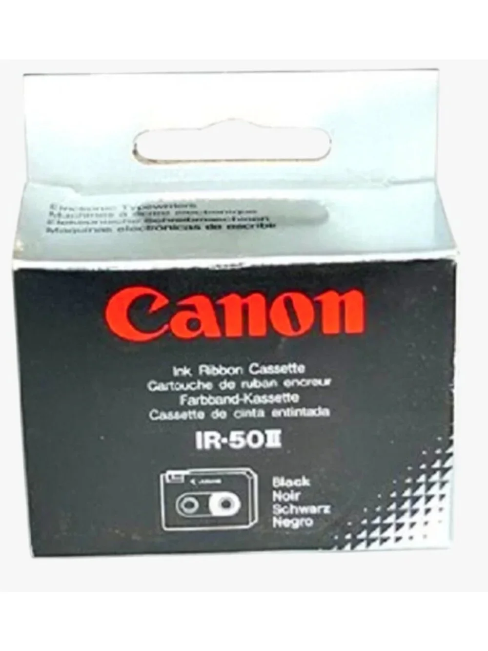 Canon IR-50II Ink Ribbon Cassette Pack Of 2 Black Sealed For Calculators & Typew
